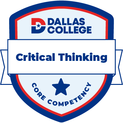 Dallas College Marketable Skills Critical Thinking Badge