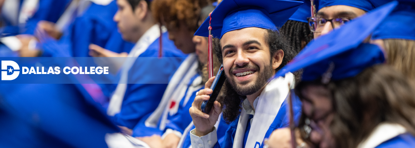 Dallas College students at graduation
